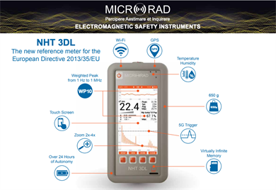 Microrad NHT 3DL EMF Manyetik Alan Test Cihazı
